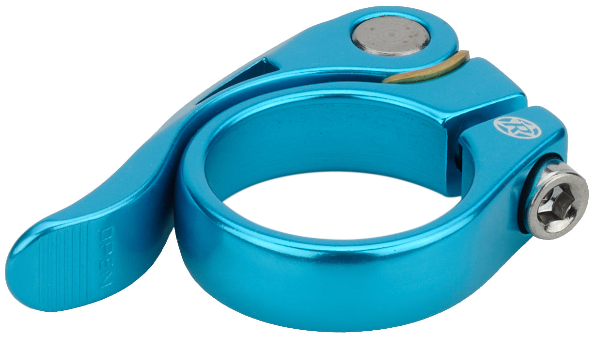 Collier de selle Reverse Long Life Ø34,9mm turquoise