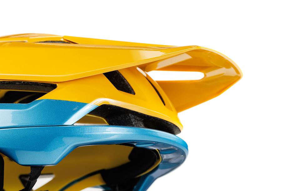 Casque CUBE TROOPER jaune´n´bleu´n´rose