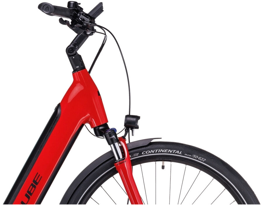 Cube Supreme Sport Hybrid Pro 500 Easy Entry rouge et noir (2024)