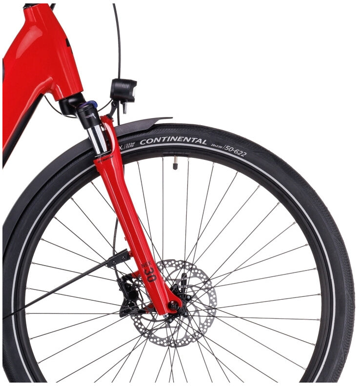 Cube Supreme Sport Hybrid Pro 500 Easy Entry rouge et noir (2024)