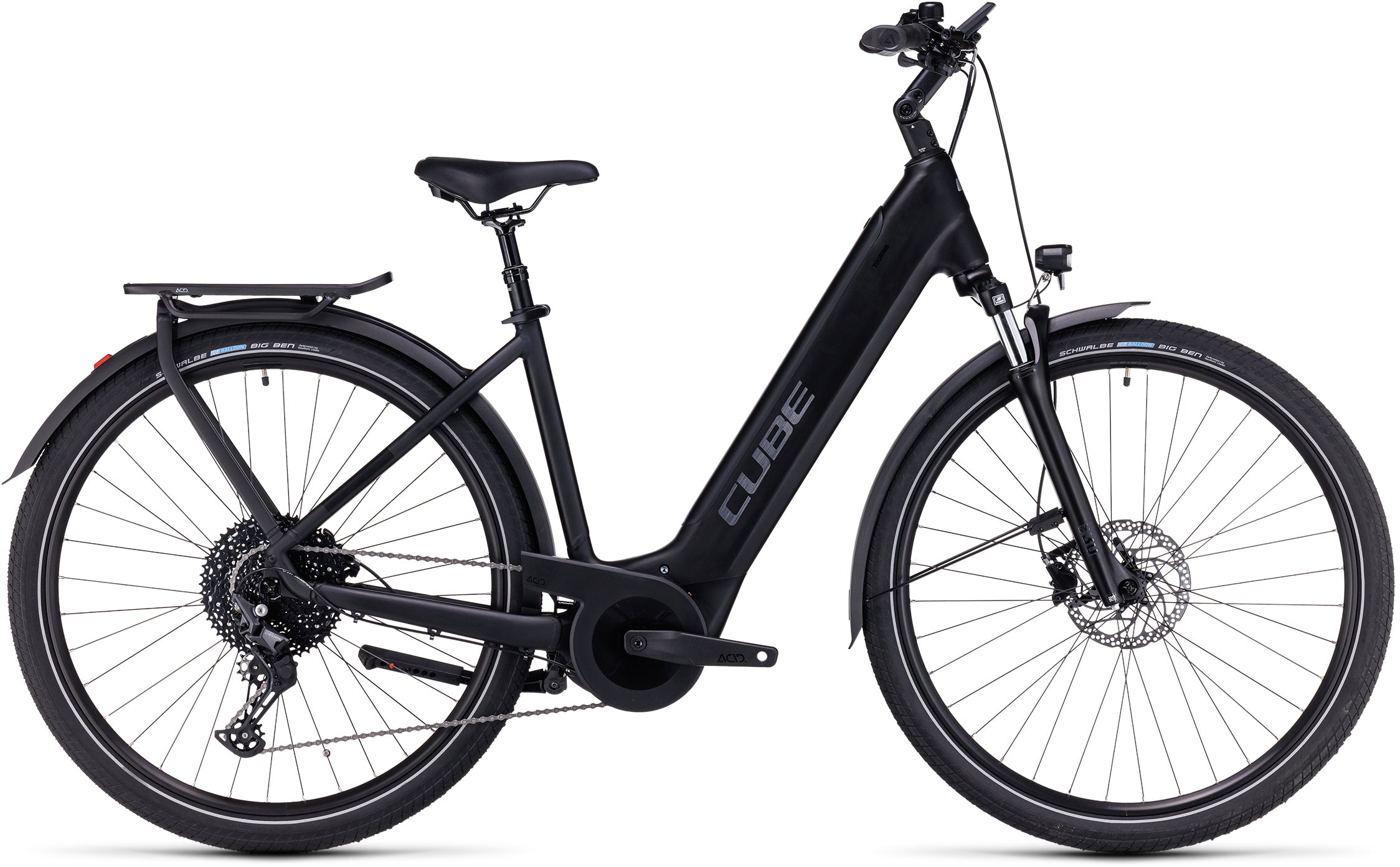 Cube Touring Hybrid Pro 625 Easy Entry noir et métal (2024)