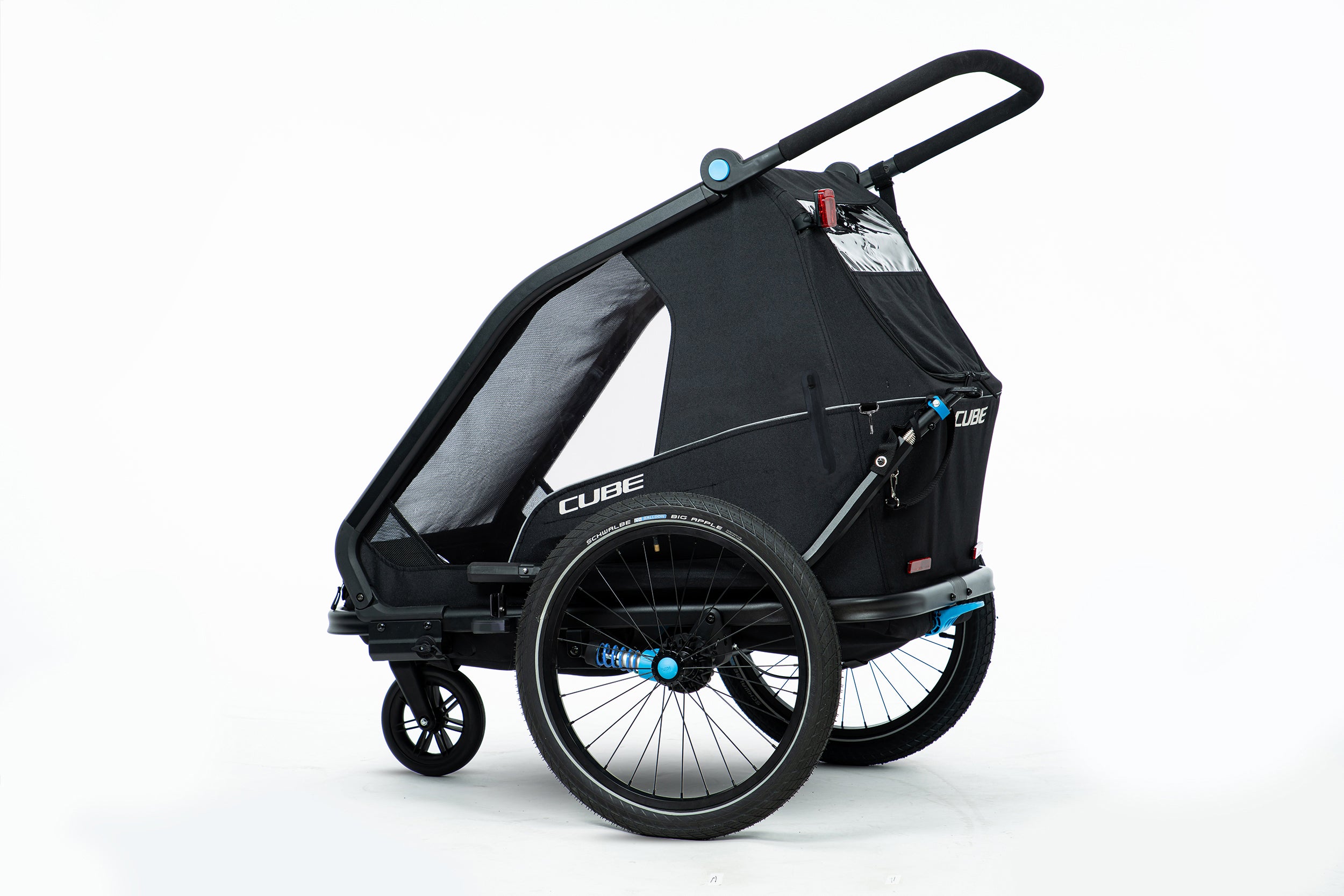 Remorque vélo enfant CUBE Double CMPT