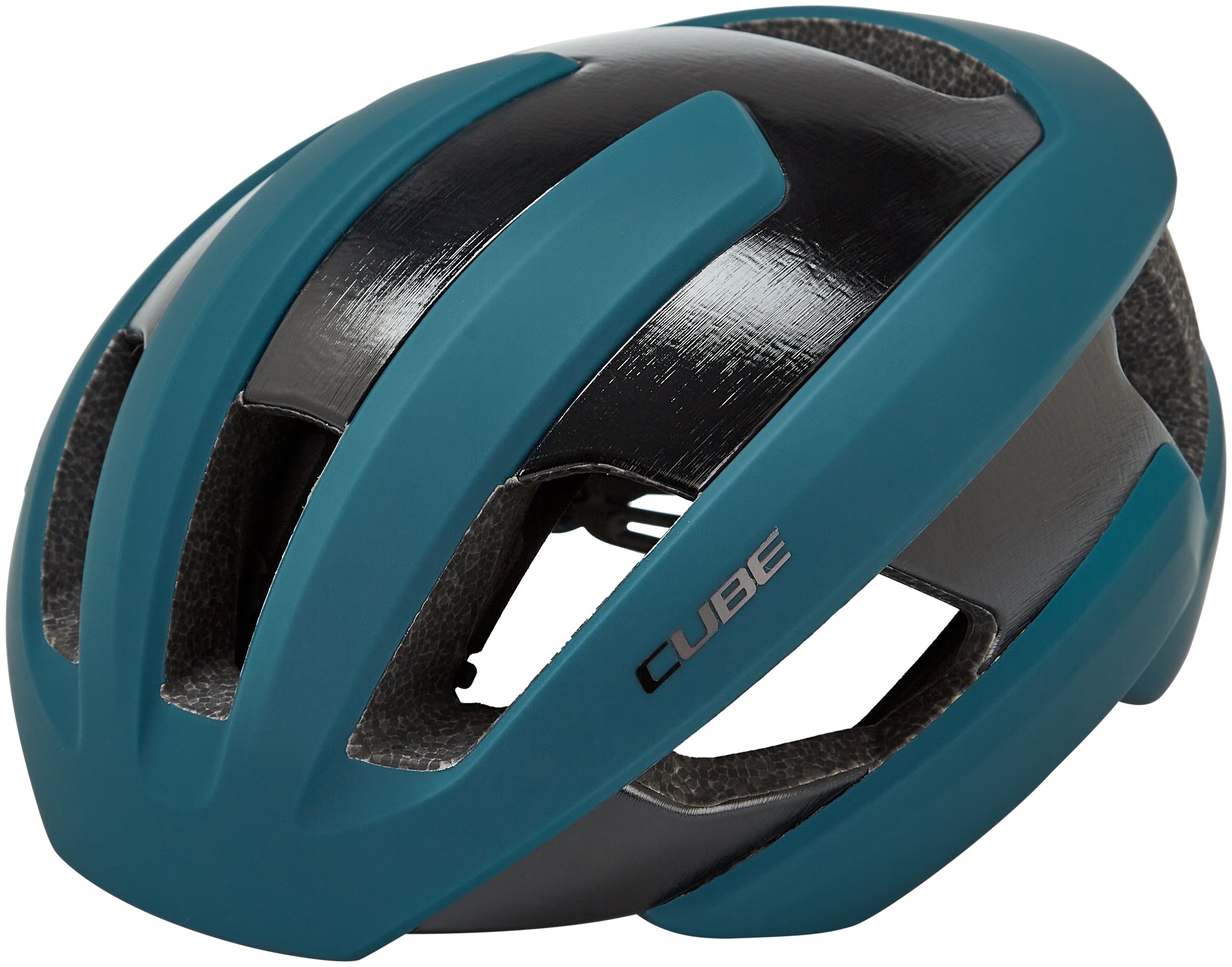 Casque de vélo route Cube Heron bleu