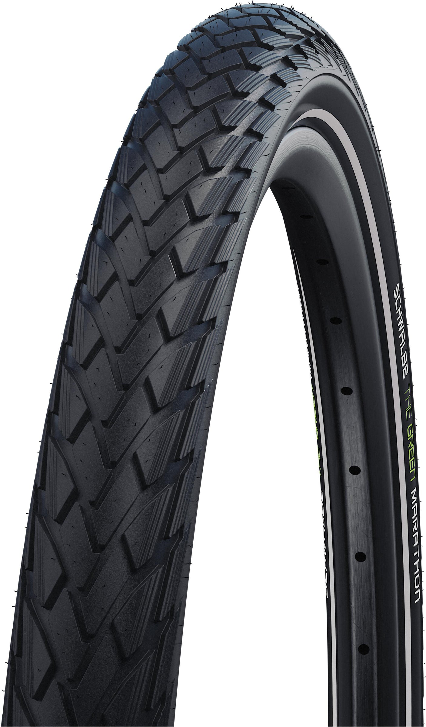 Pneu à pneu SCHWALBE Marathon Performance 28x1,25" GreenGuard TwinSkin Reflex Addix Eco noir