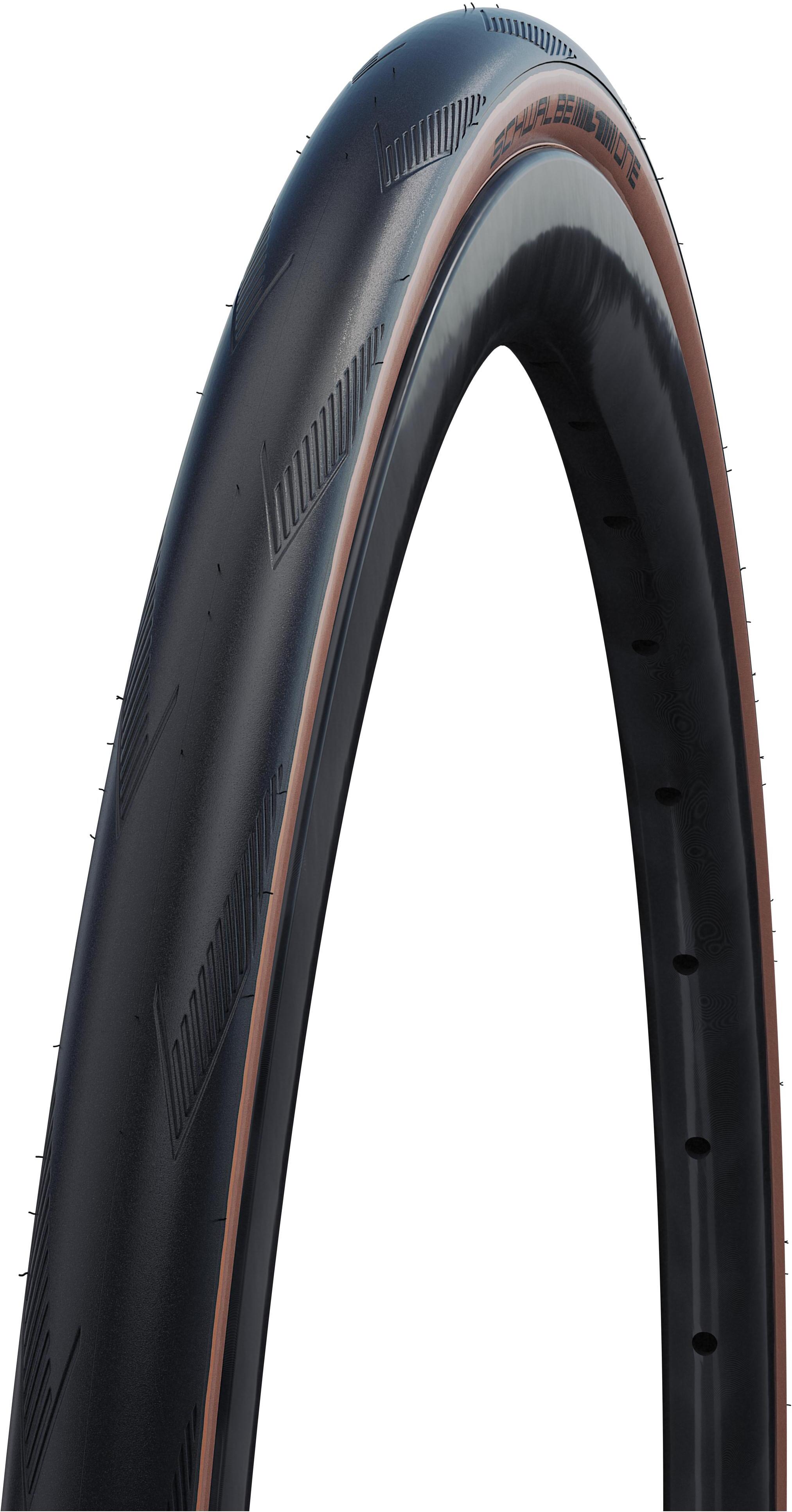 Schwalbe One Performance pneu souple 700x25C RaceGuard SnakeSkin Addix marron/noir