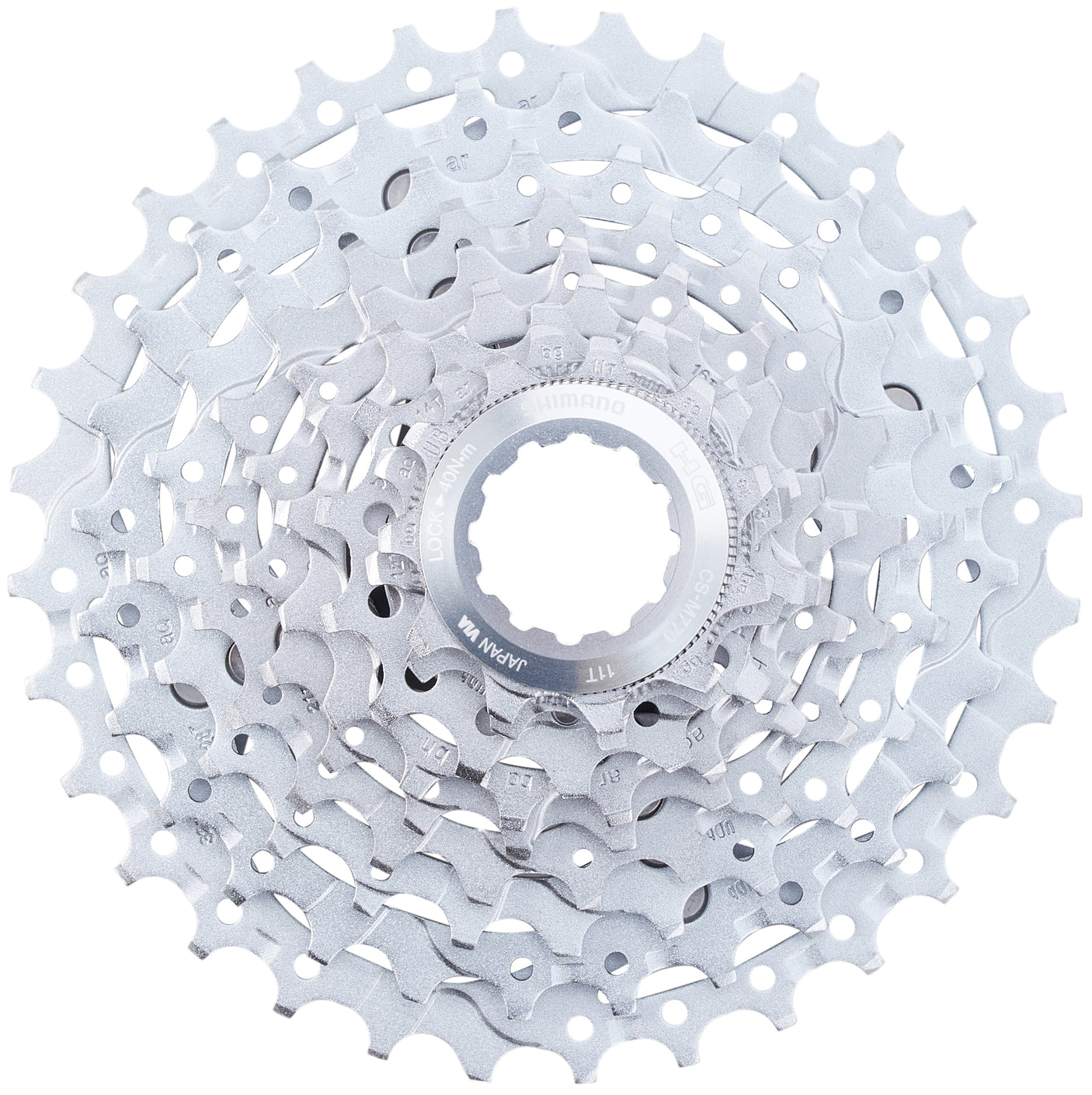 Cassette Shimano Deore XT CS-M770 9 vitesses gris