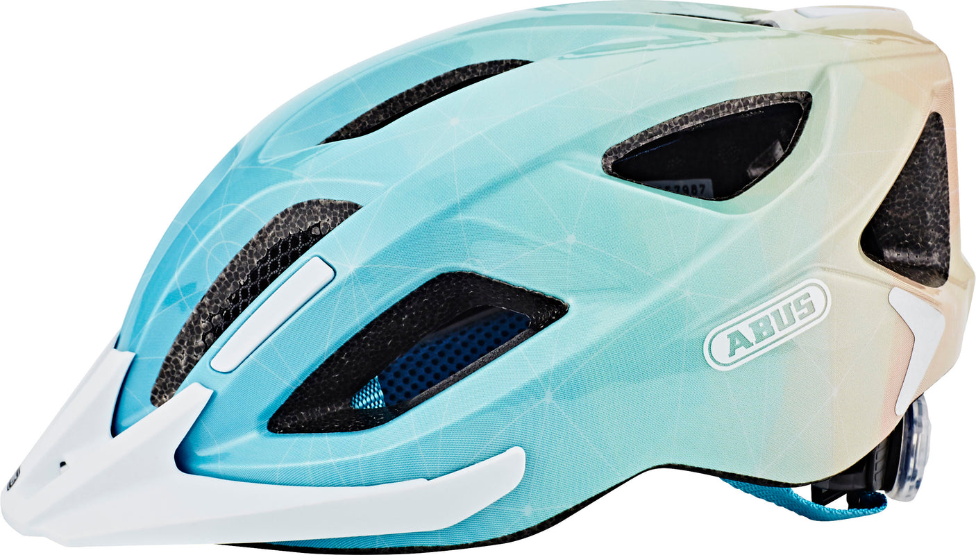 Casque ABUS Aduro 2.0 turquoise/bleu