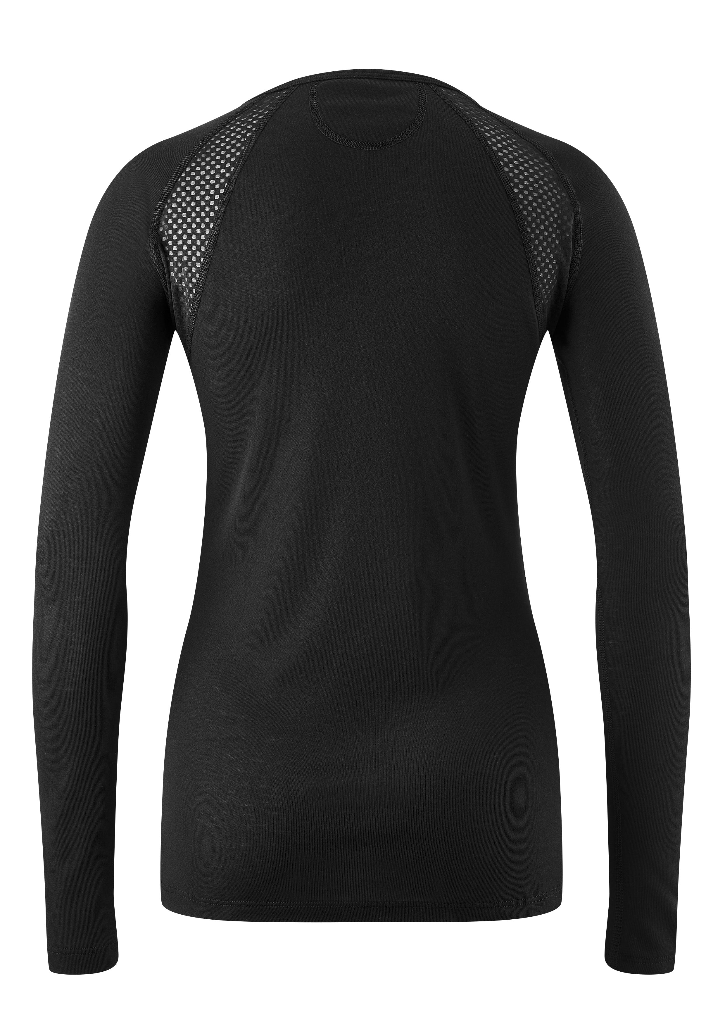 Gonso Base Chemise à manches longues Therm Femme Noir