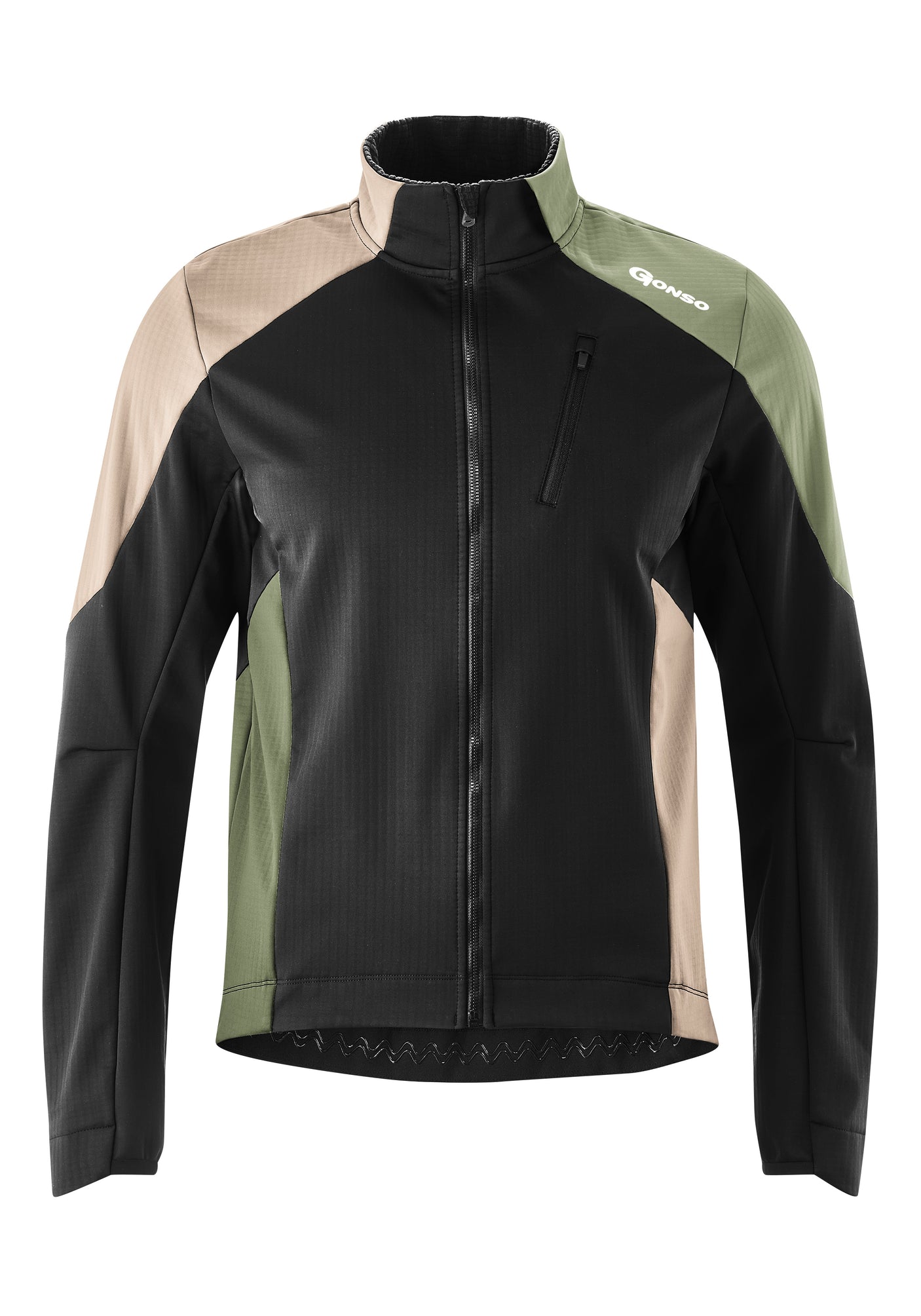 Gonso Trail Veste Softshell Homme Noir/timson Sand/bellourt Castle