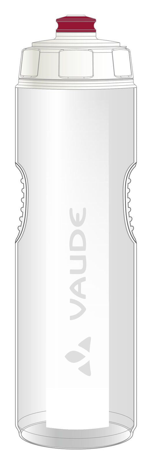 Gourde vélo VAUDE 750ml transparent