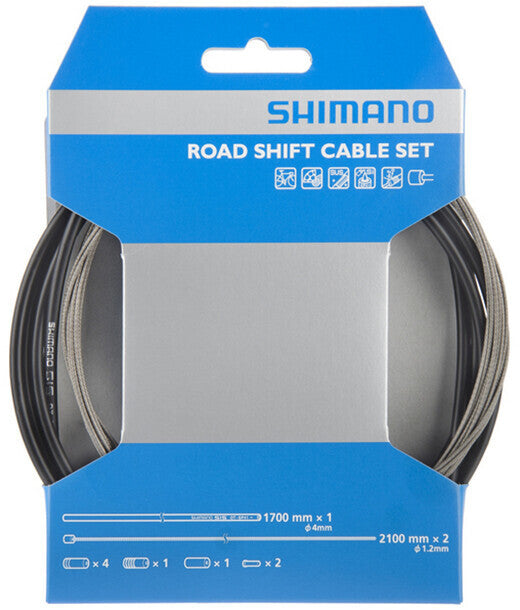 Shimano OT-SP41 jeu de câbles de changement de vitesse route/acier inoxydable noir