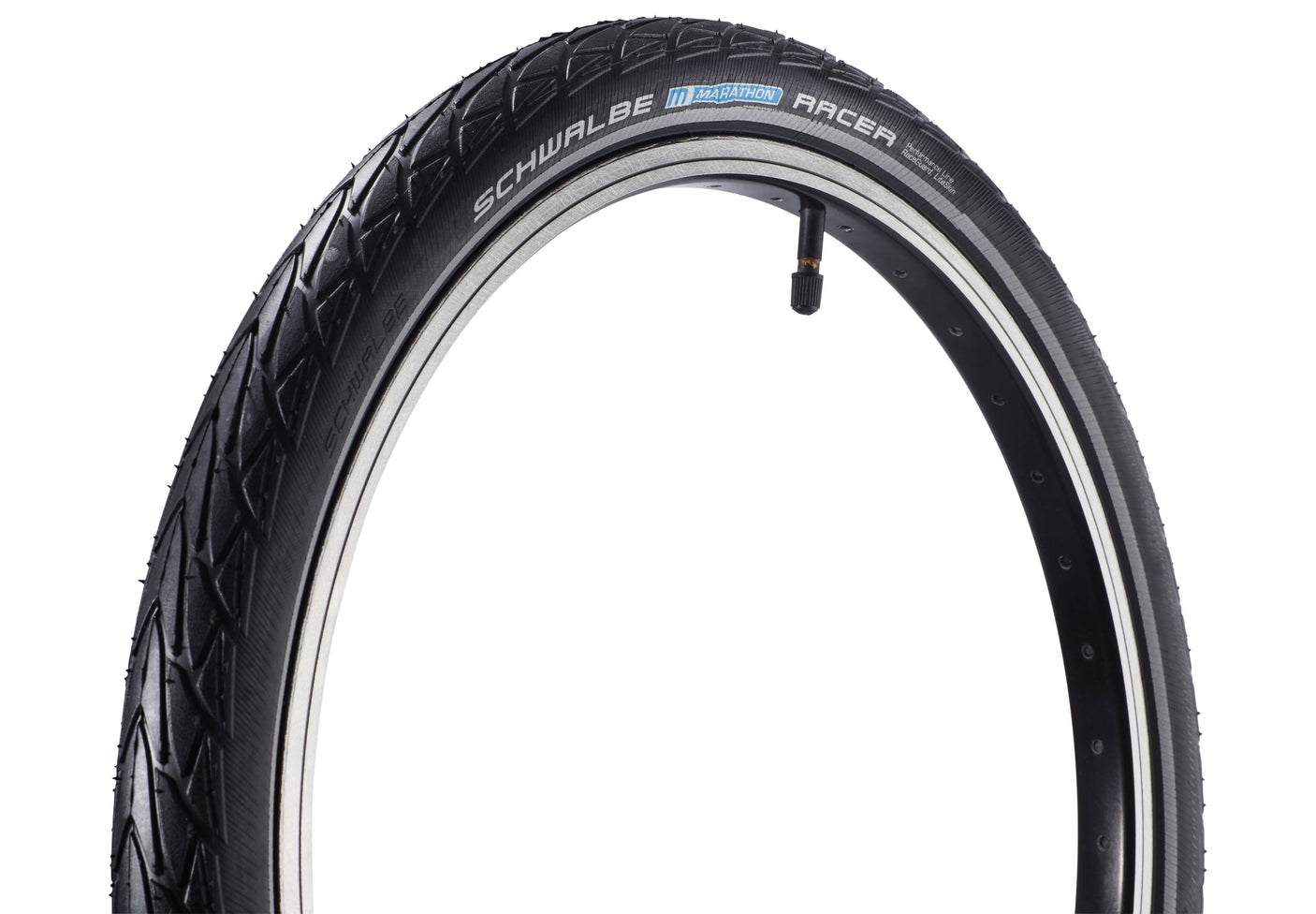 Pneu à pneu Schwalbe Marathon Racer 20x1.50" Performance Lite Reflex