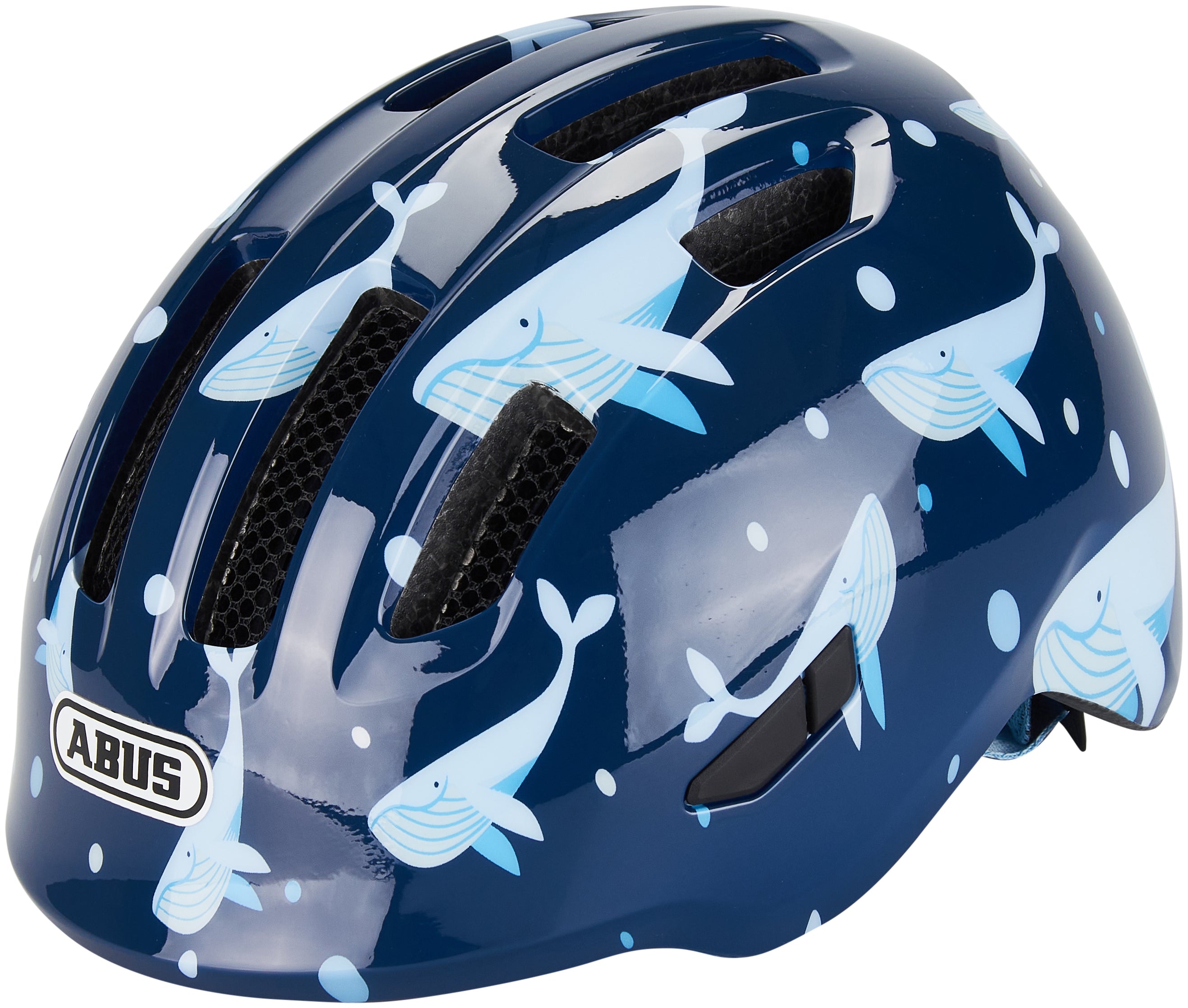 ABUS Smiley 3.0 Casque Enfant, baleine bleue