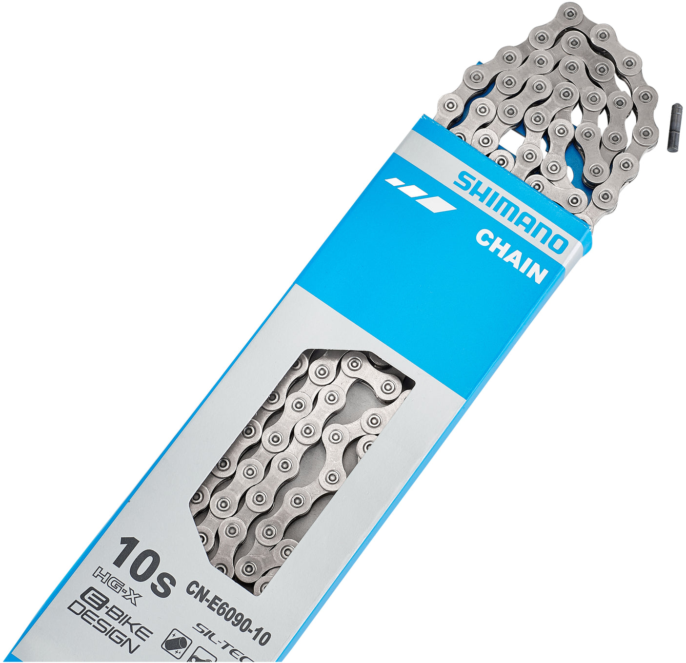 Shimano CN-E6090 chaîne vélo électrique 10 vitesses argent