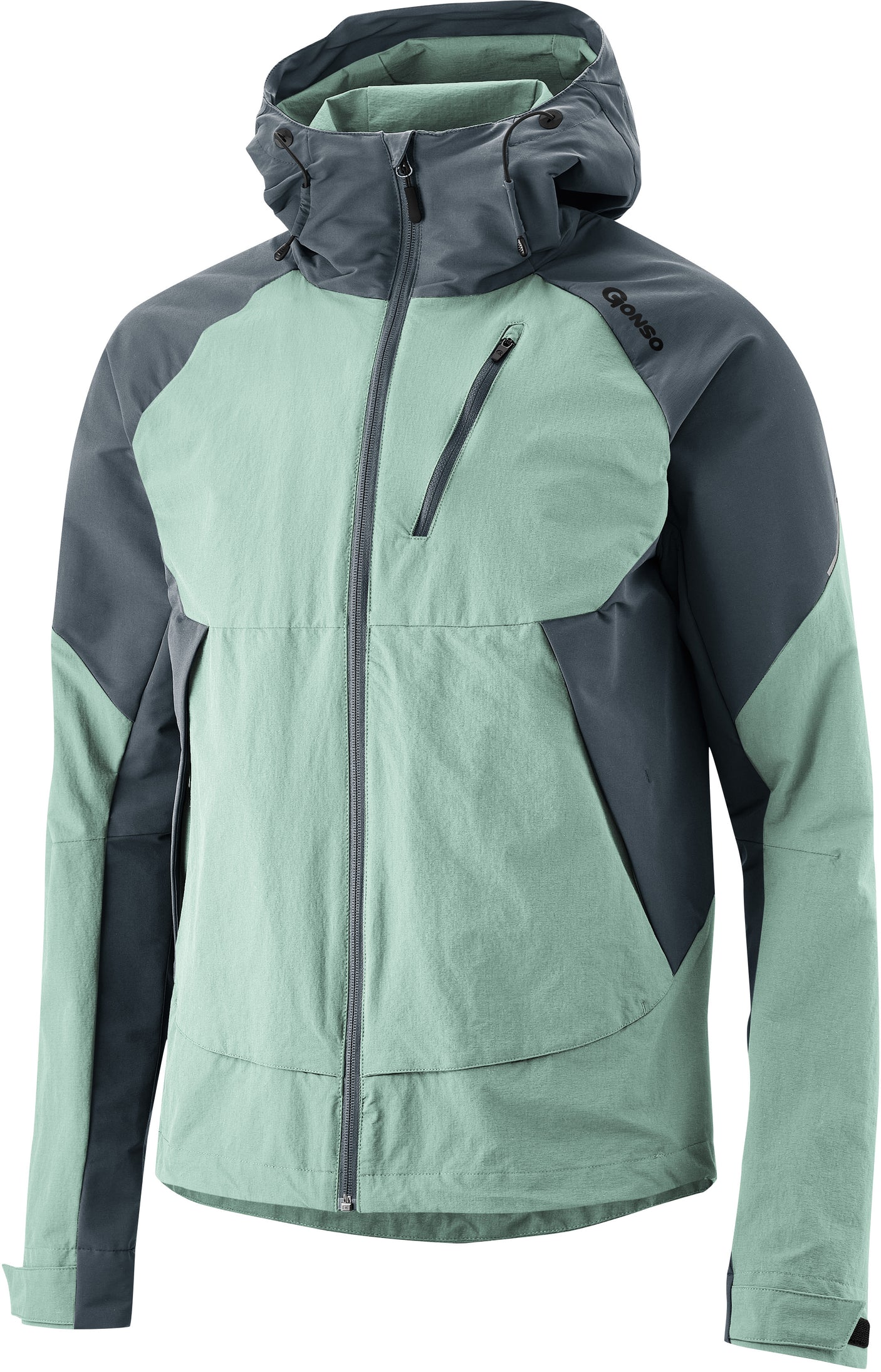 Gonso Paganella veste de cyclisme homme vert/gris