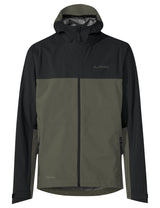 VAUDE Moab Veste de pluie Homme, kaki