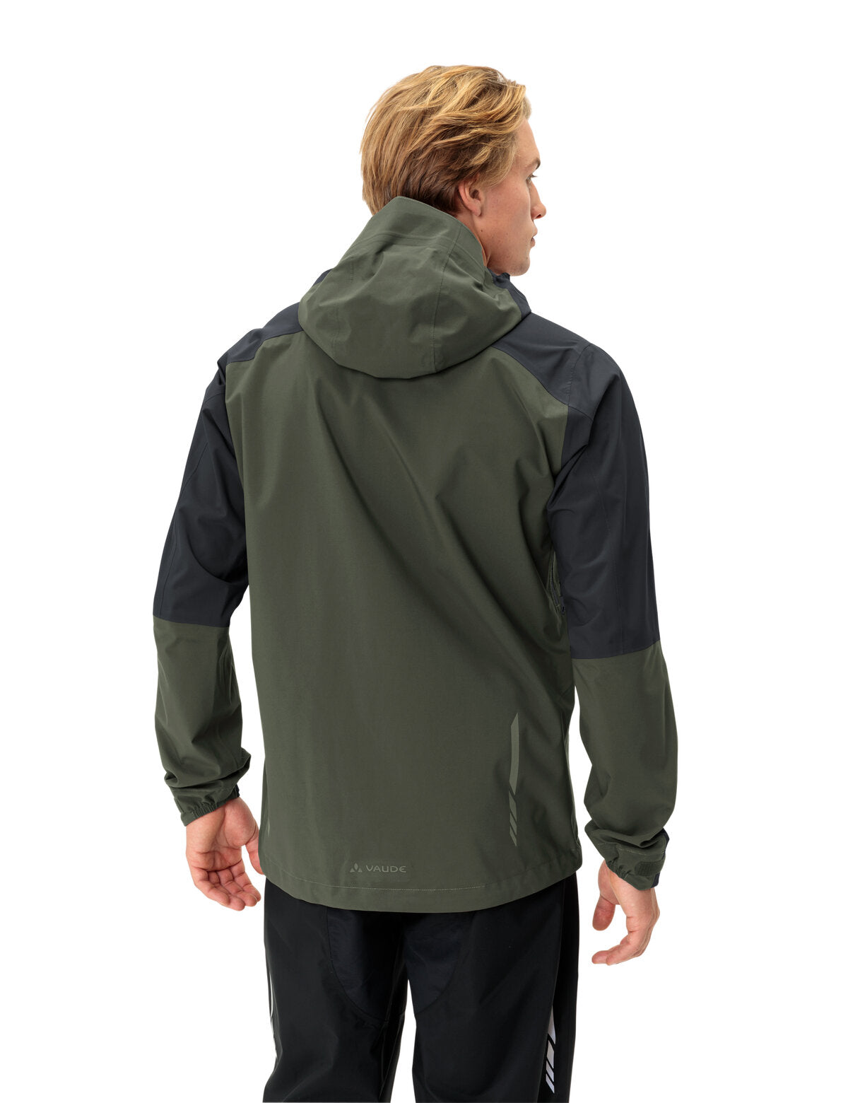 VAUDE Moab Veste de pluie Homme, kaki