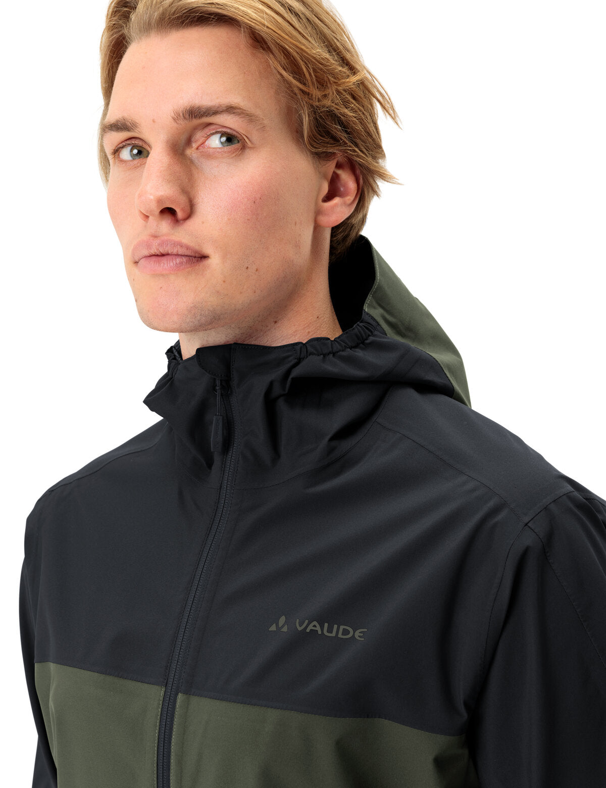 VAUDE Moab Veste de pluie Homme, kaki