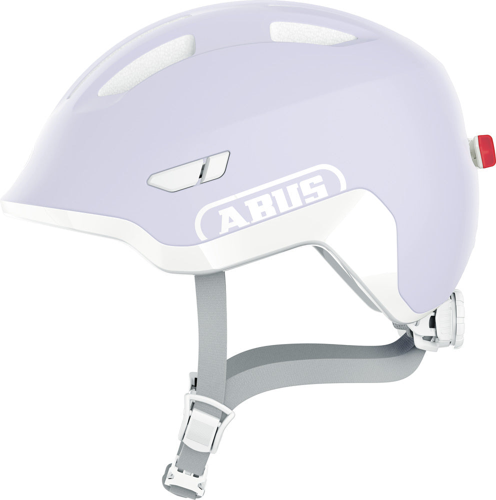 ABUS Smiley 3.0 ACE LED Casque Enfant, pure lavande