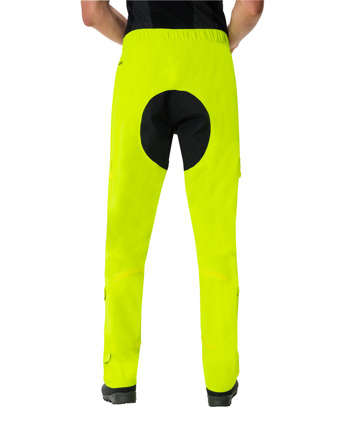 VAUDE Moab Pantalon de pluie Homme, jaune fluo