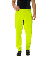 VAUDE Moab Pantalon de pluie Homme, jaune fluo