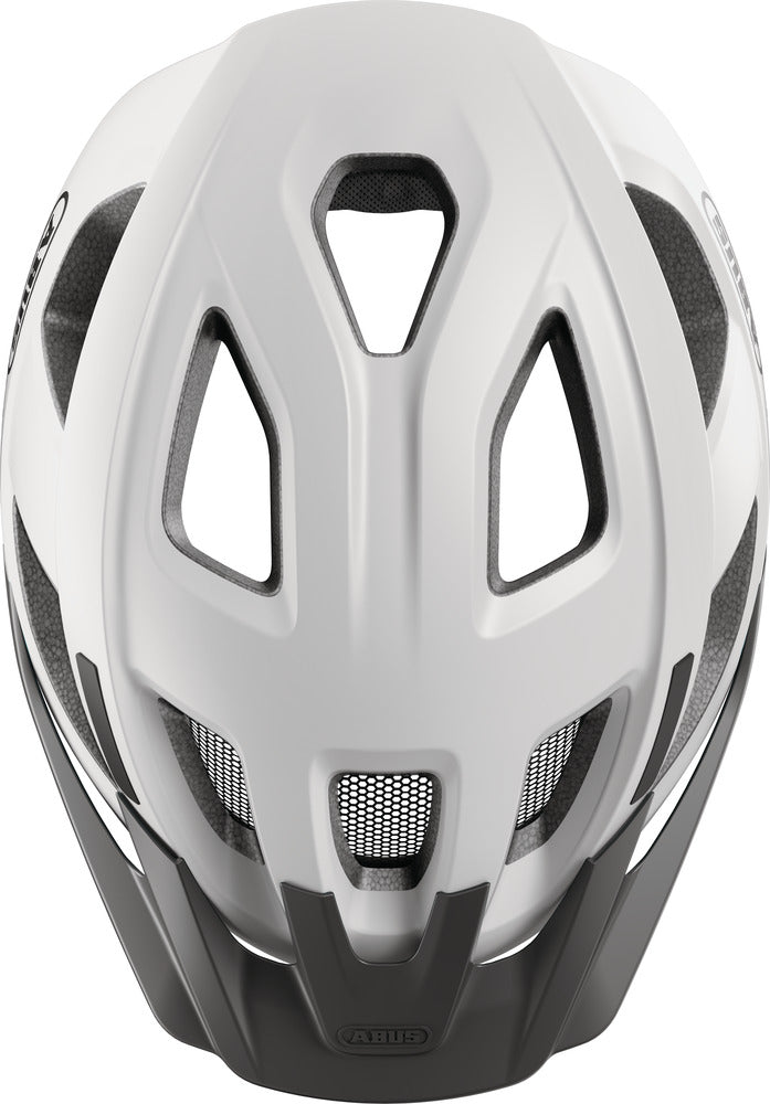 Casque ABUS Aduro 3.0 LED Urban blanc polaire