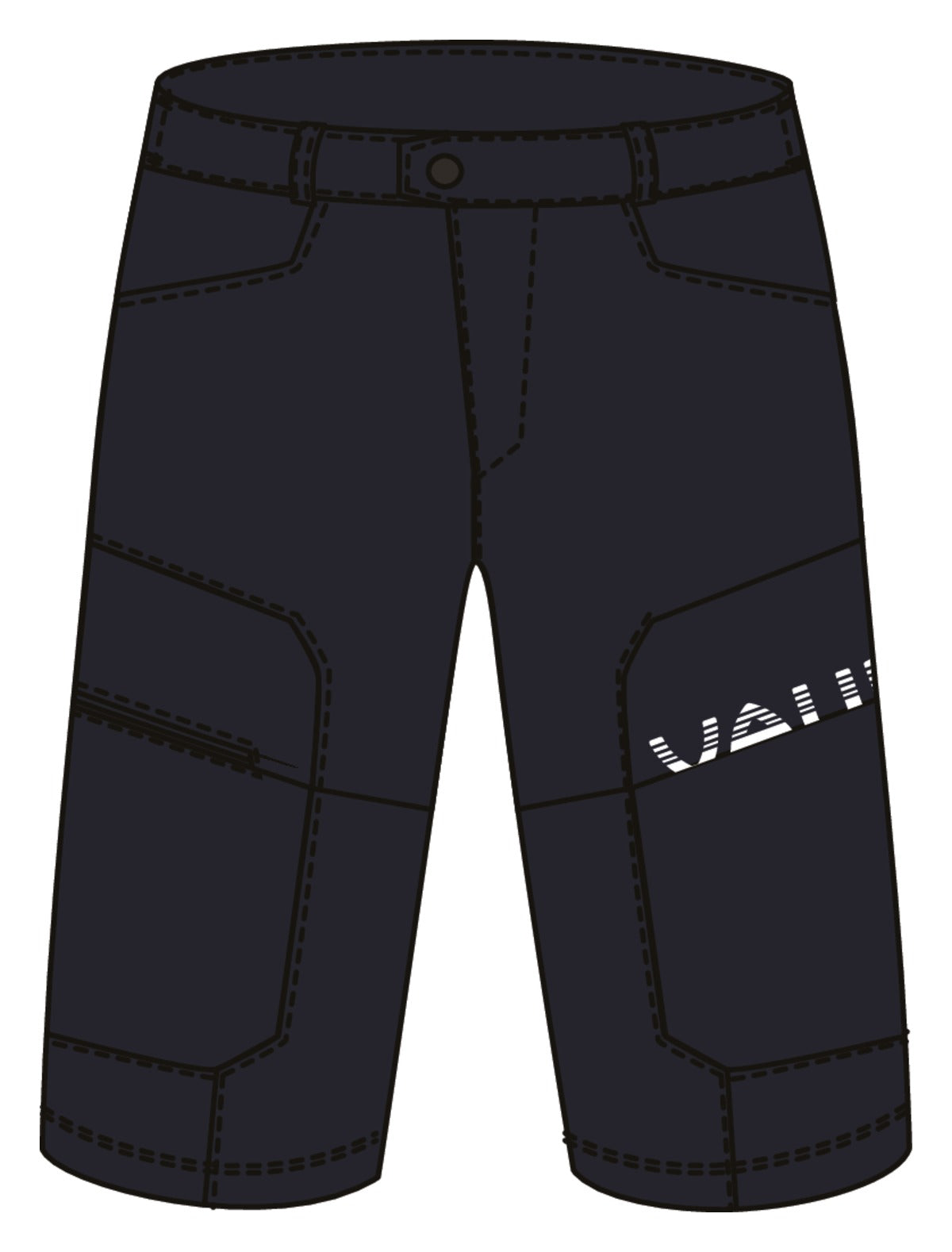 VAUDE Altissimo III short hommes noir