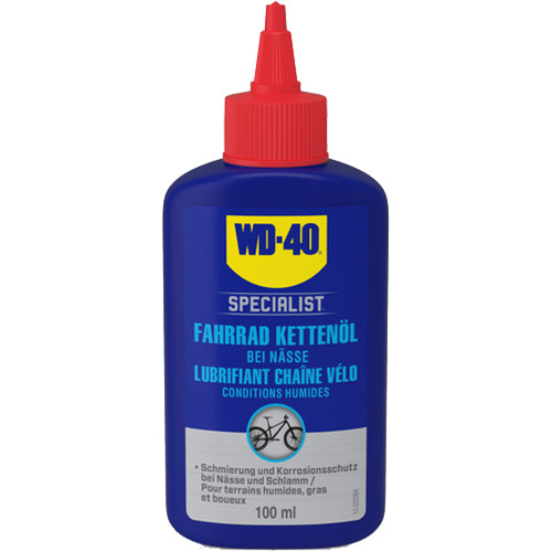 Lubrifiant spécialisé pour chaîne de vélo WD-40 pour conditions humides 100 ml