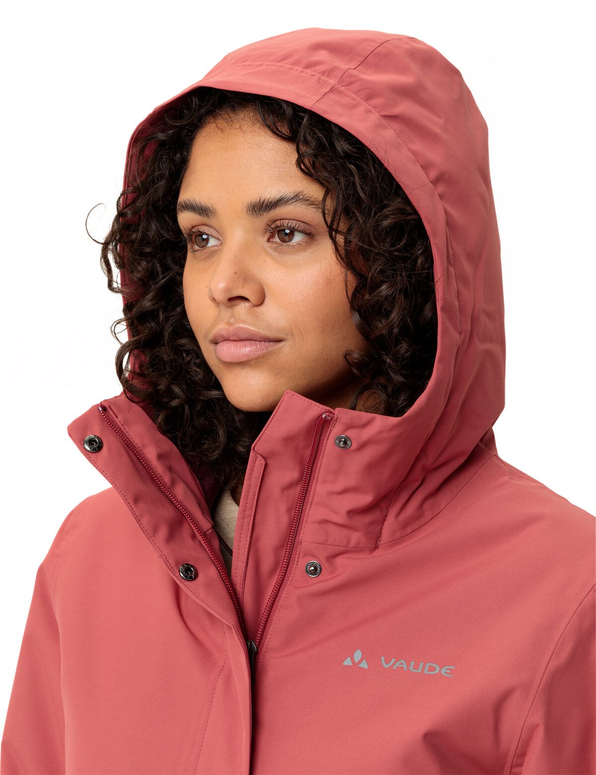 VAUDE Cyclist Parka rembourrée II femme brique