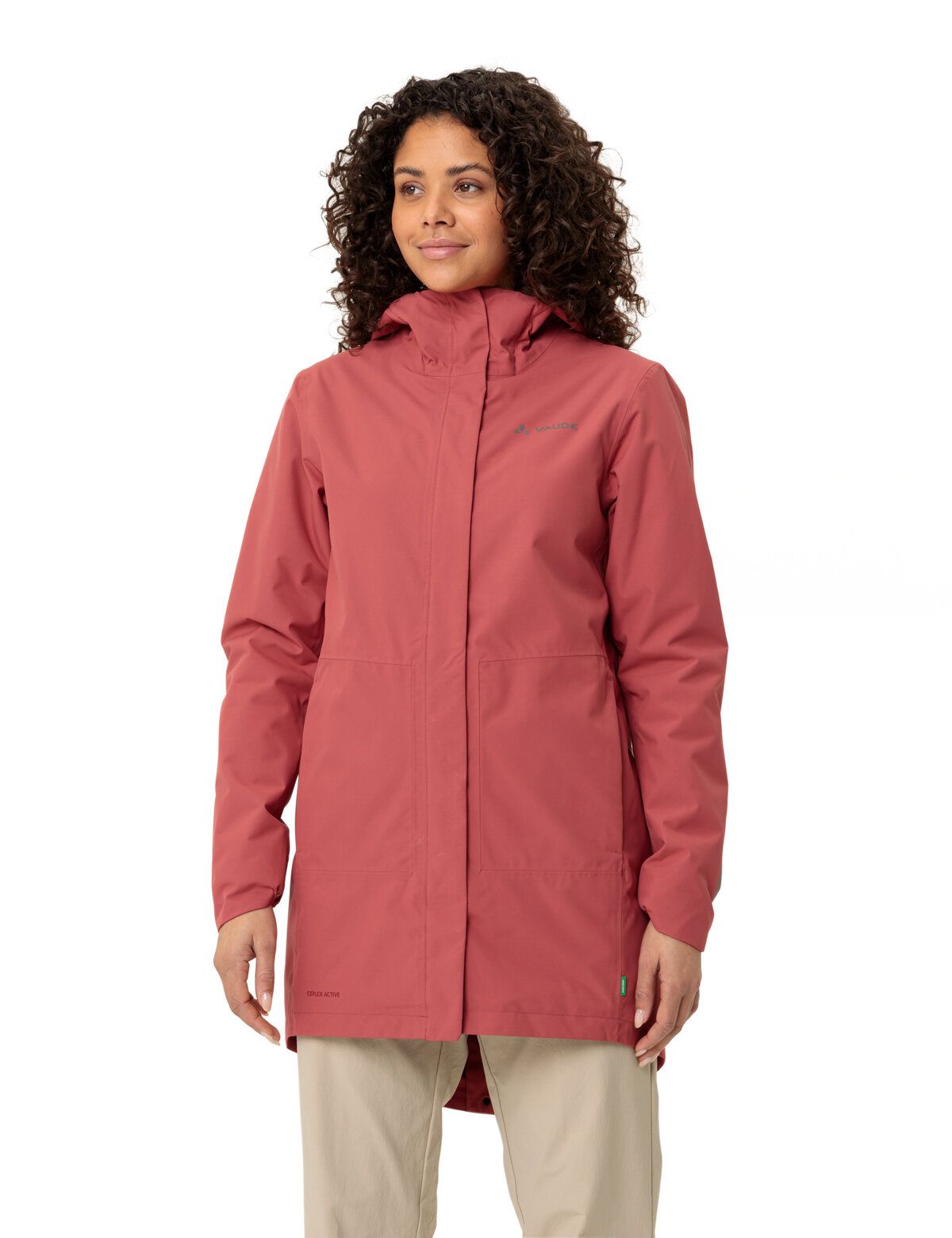 VAUDE Cyclist Parka rembourrée II femme brique