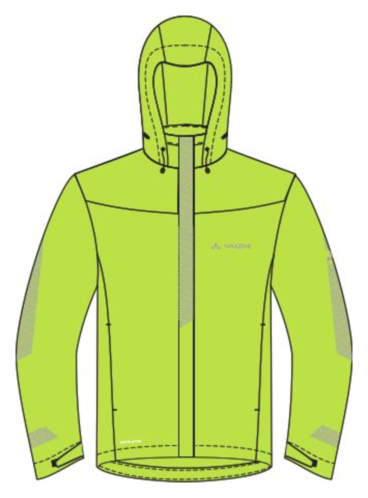 VAUDE Luminum II veste hommes jaune