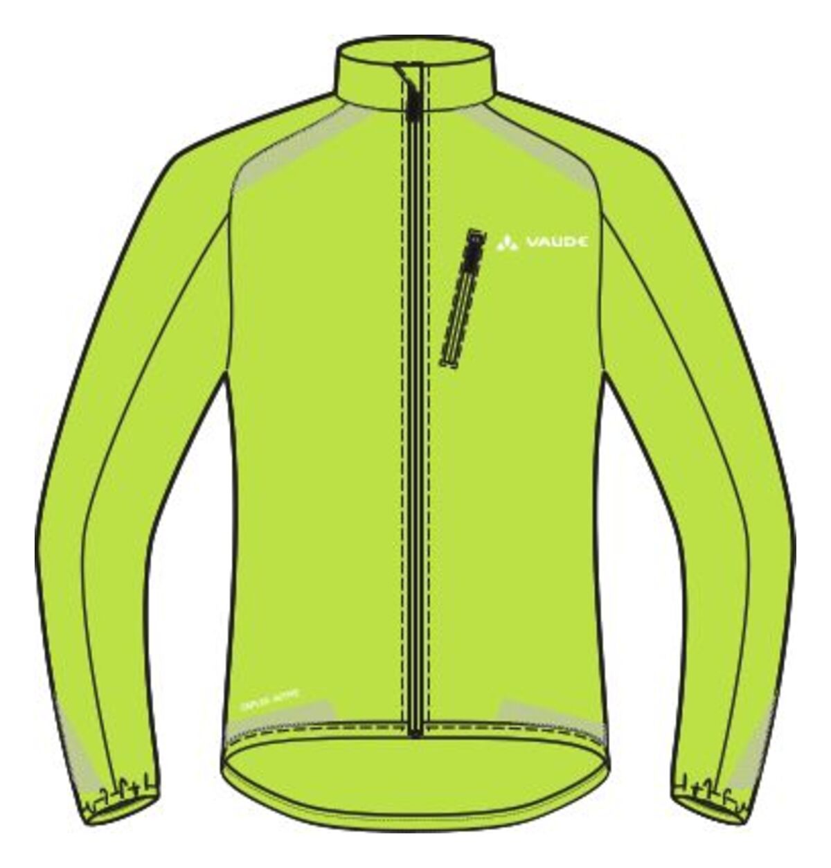 VAUDE Luminum II Performance Veste Homme, jaune