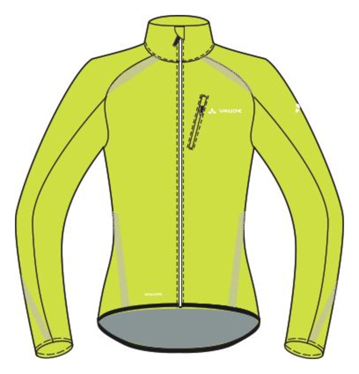 VAUDE Luminum Perf. Veste II Femme, vert vif