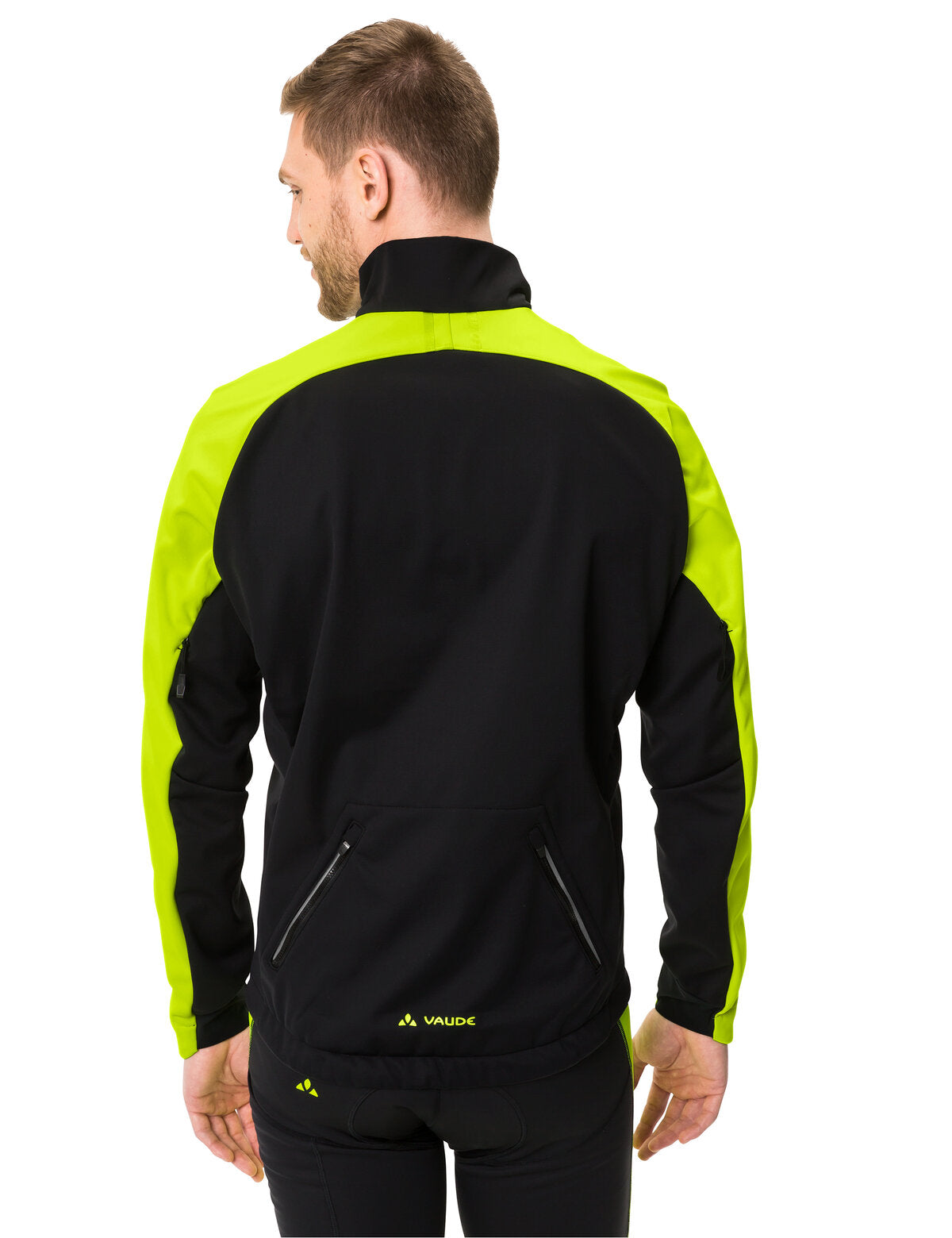 VAUDE Posta Softshell Jacket VI Homme, jaune fluo