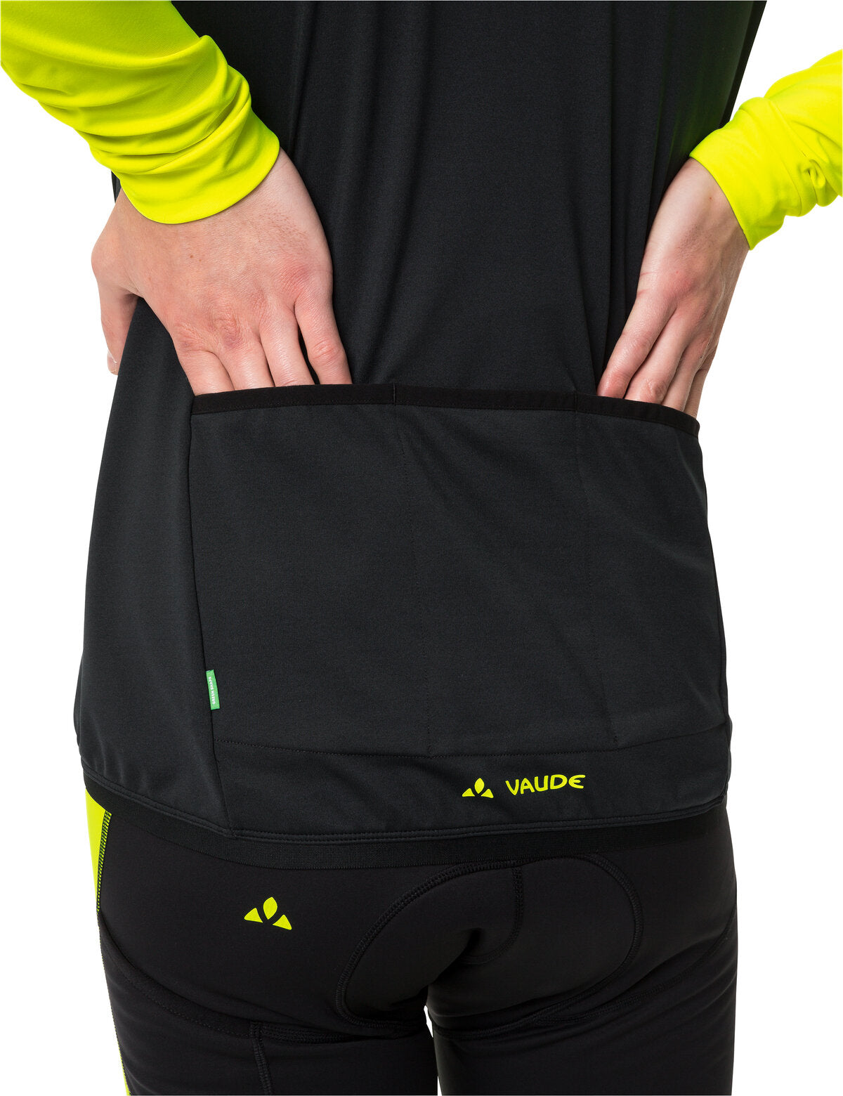 VAUDE Posta LS Maillot Homme, jaune fluo