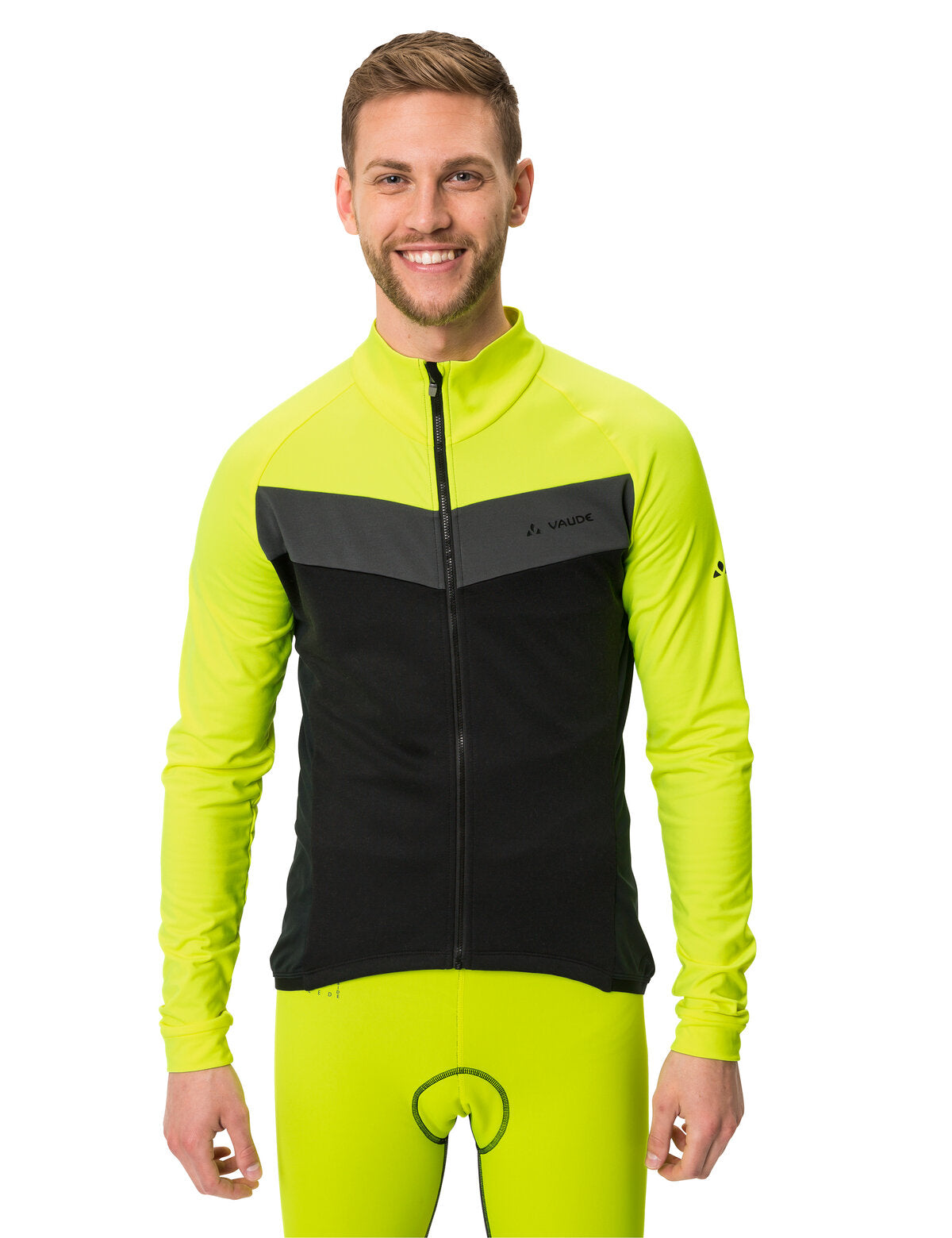 VAUDE Posta LS Tricot Herren neon yellow