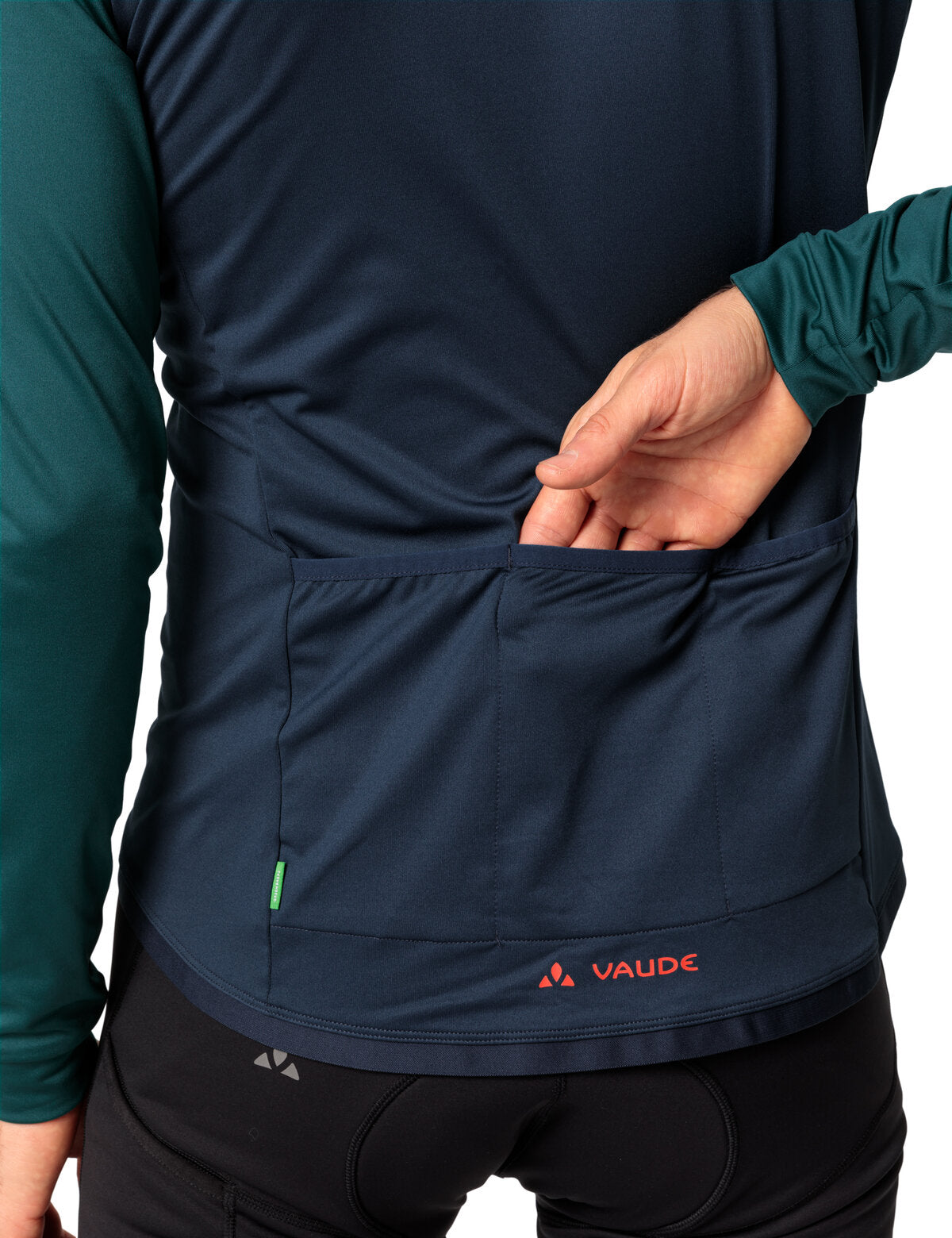 VAUDE Posta LS maillot hommes turquoise