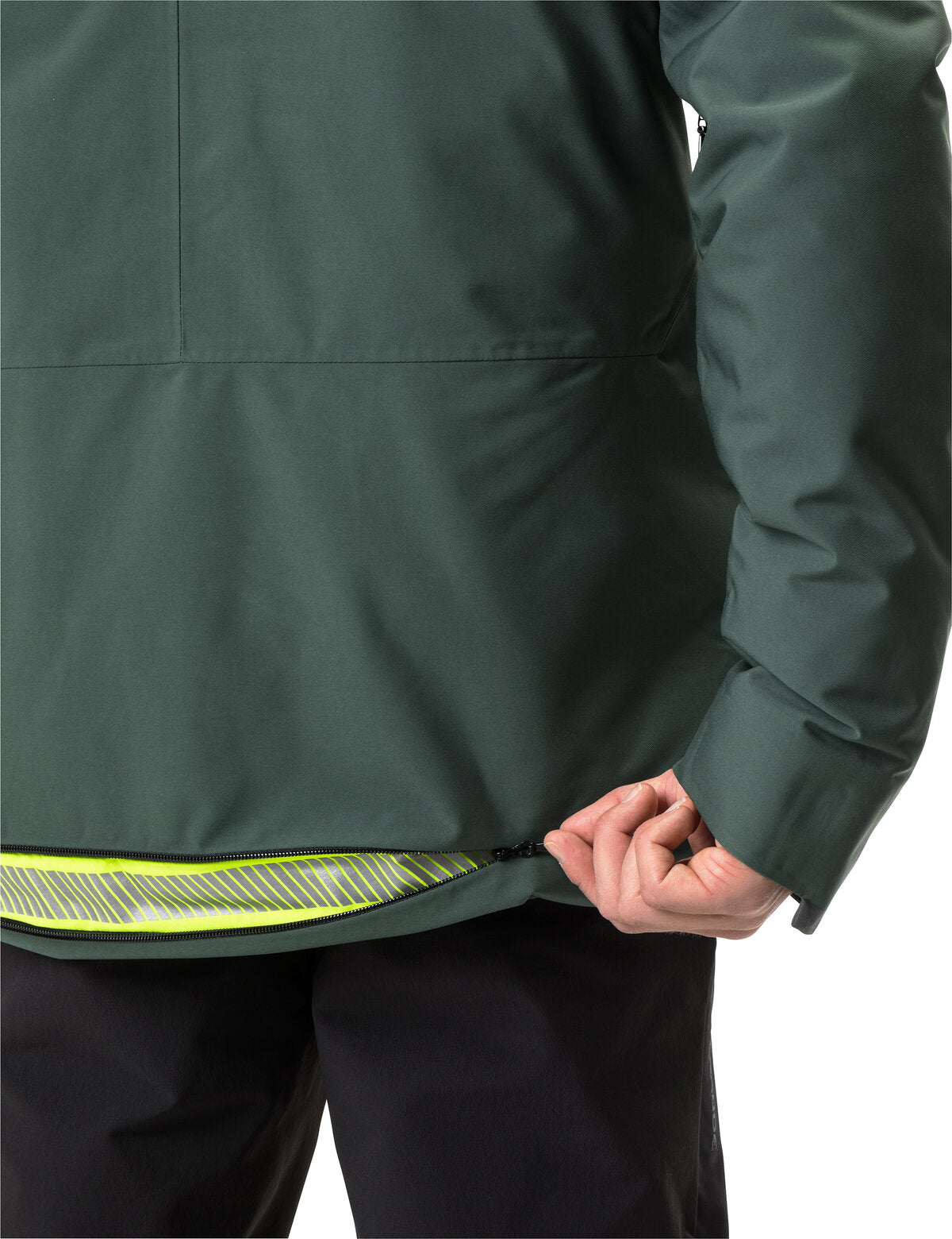 VAUDE Cyclist Warm Veste de pluie Homme, vert