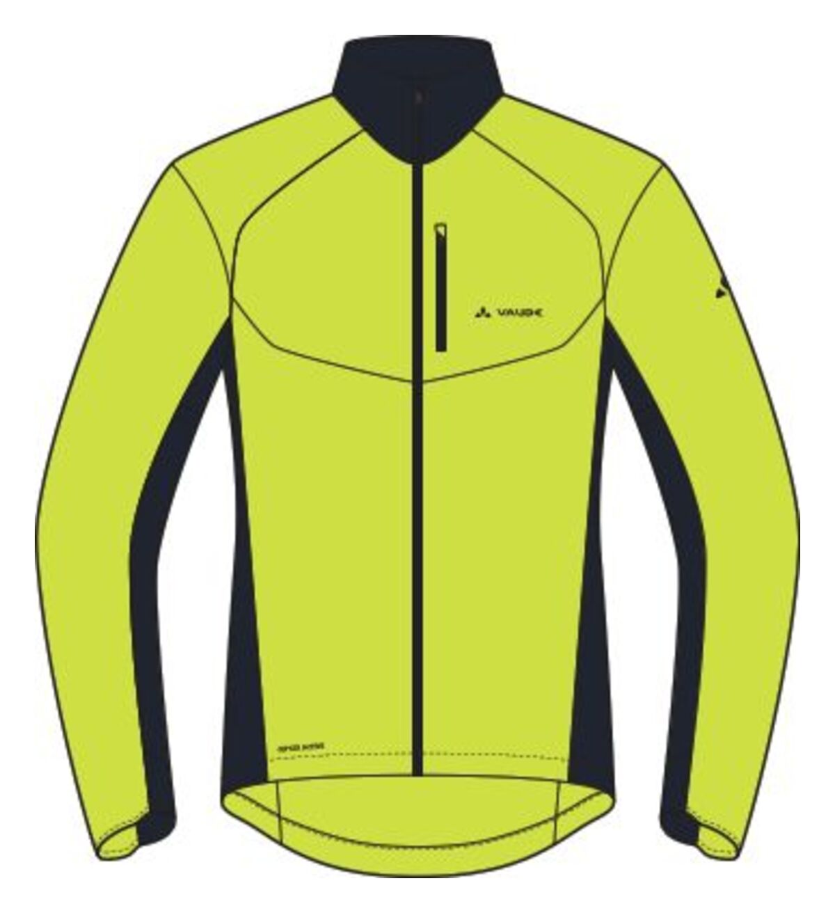 VAUDE Kuro veste de pluie hommes vert