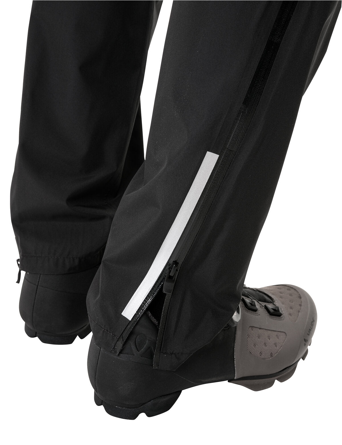 VAUDE Kuro Pantalon de pluie Femme, noir