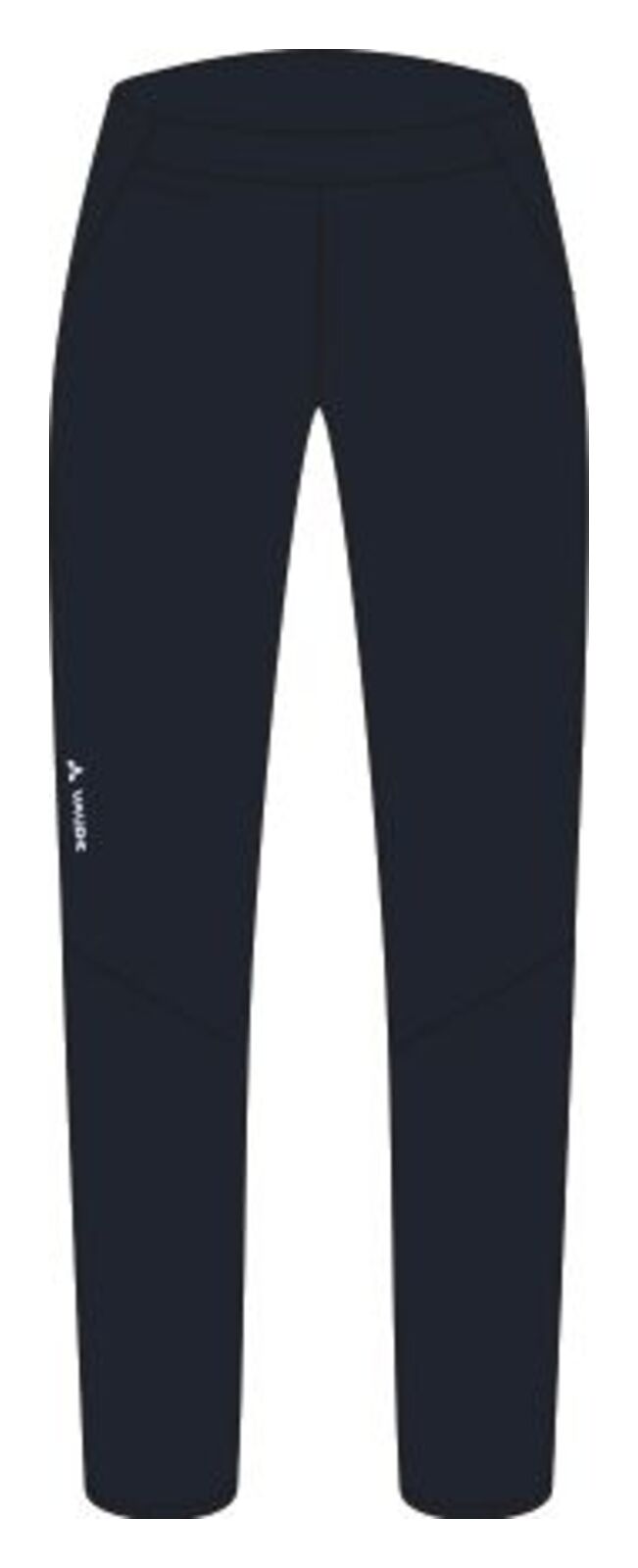 VAUDE Kuro Pantalon de pluie Femme, noir