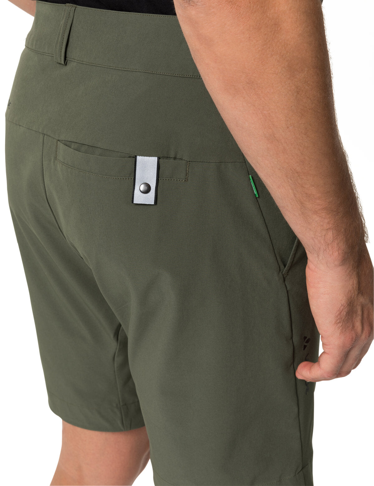 VAUDE Short cycliste Homme, olive