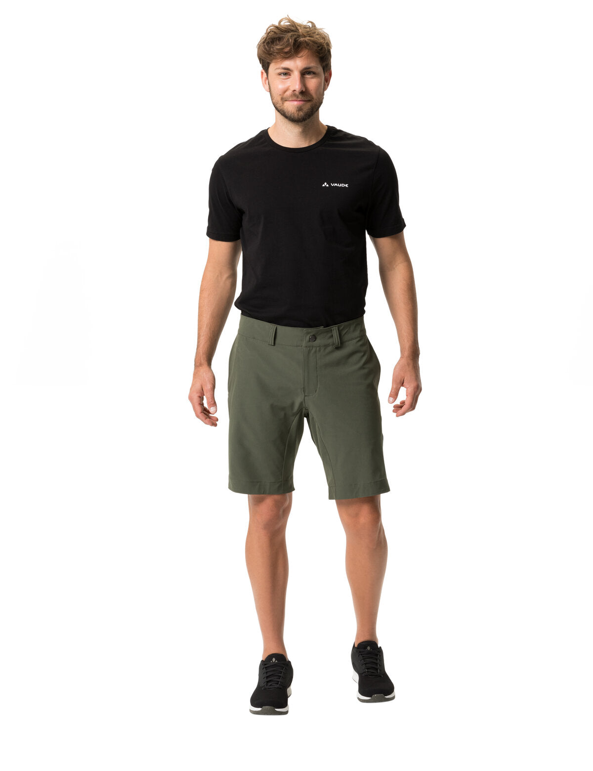 VAUDE Short cycliste Homme, olive