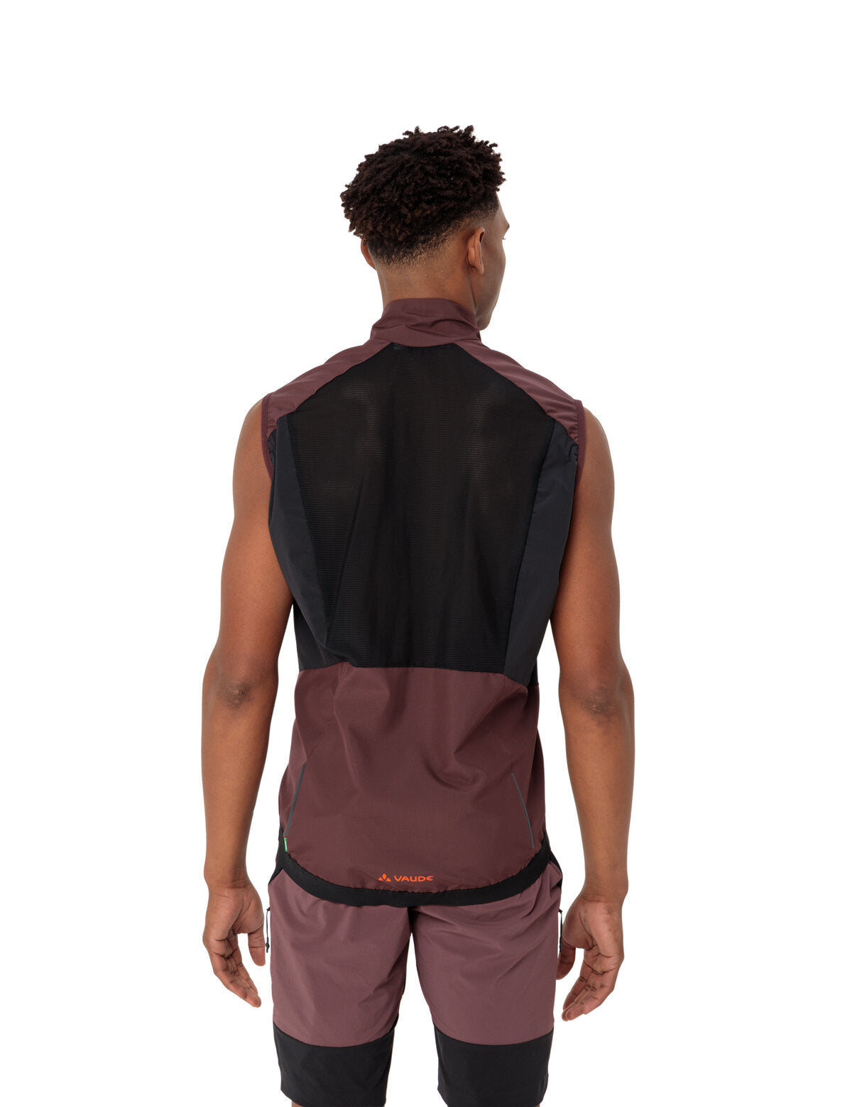 VAUDE Kuro Air gilet hommes noir/rouge