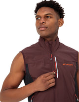 VAUDE Kuro Air gilet hommes noir/rouge