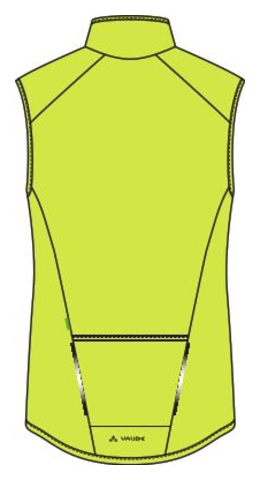 VAUDE Matera Air gilet hommes jaune