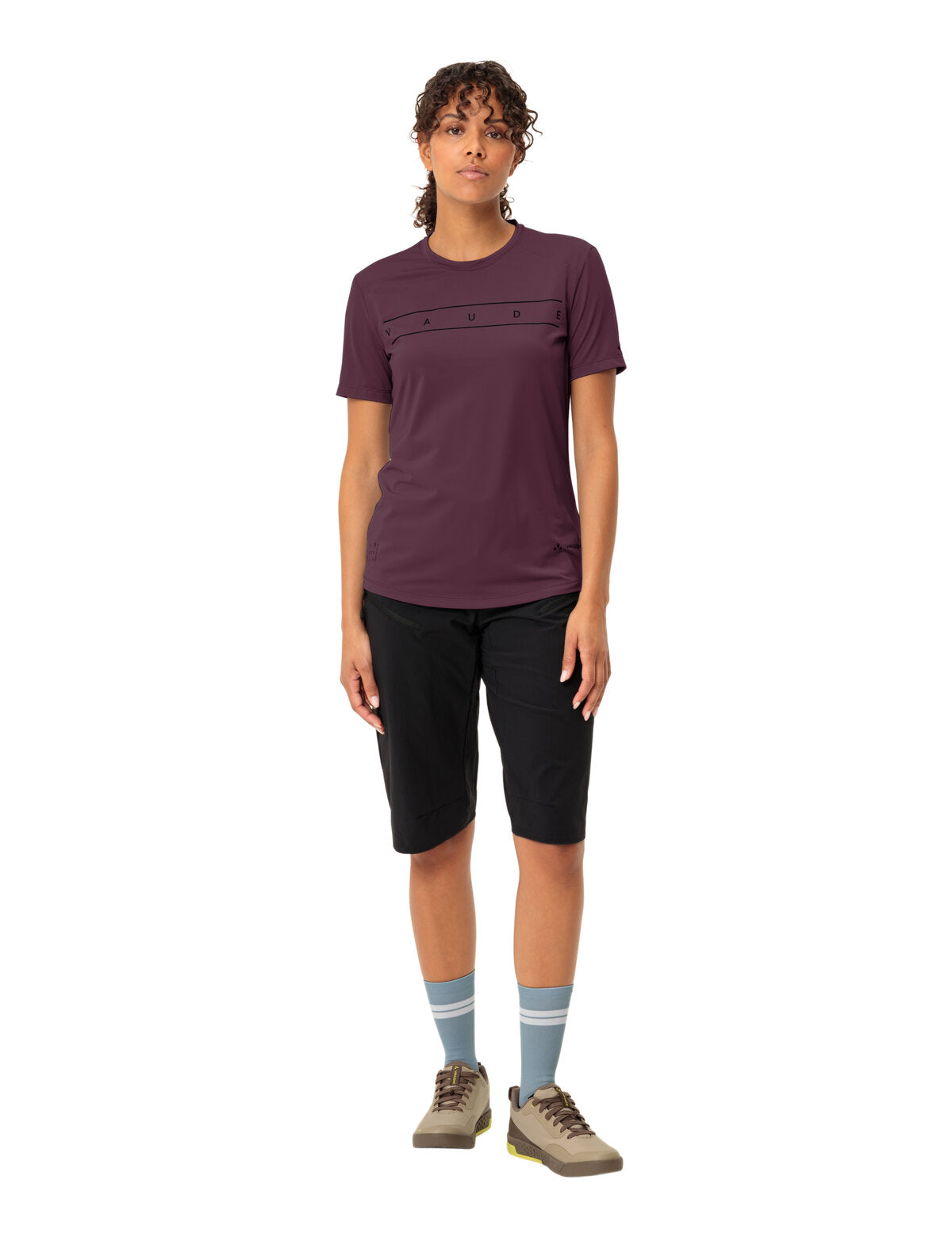 VAUDE Qimsa Logo Chemise Femme, cassis