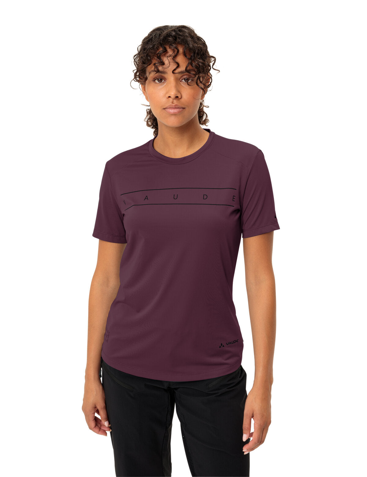 VAUDE Qimsa Logo Chemise Femme, cassis