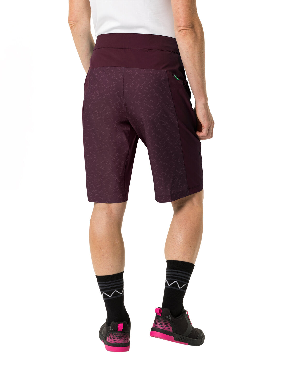 VAUDE Ledro Print Short Femme, violet