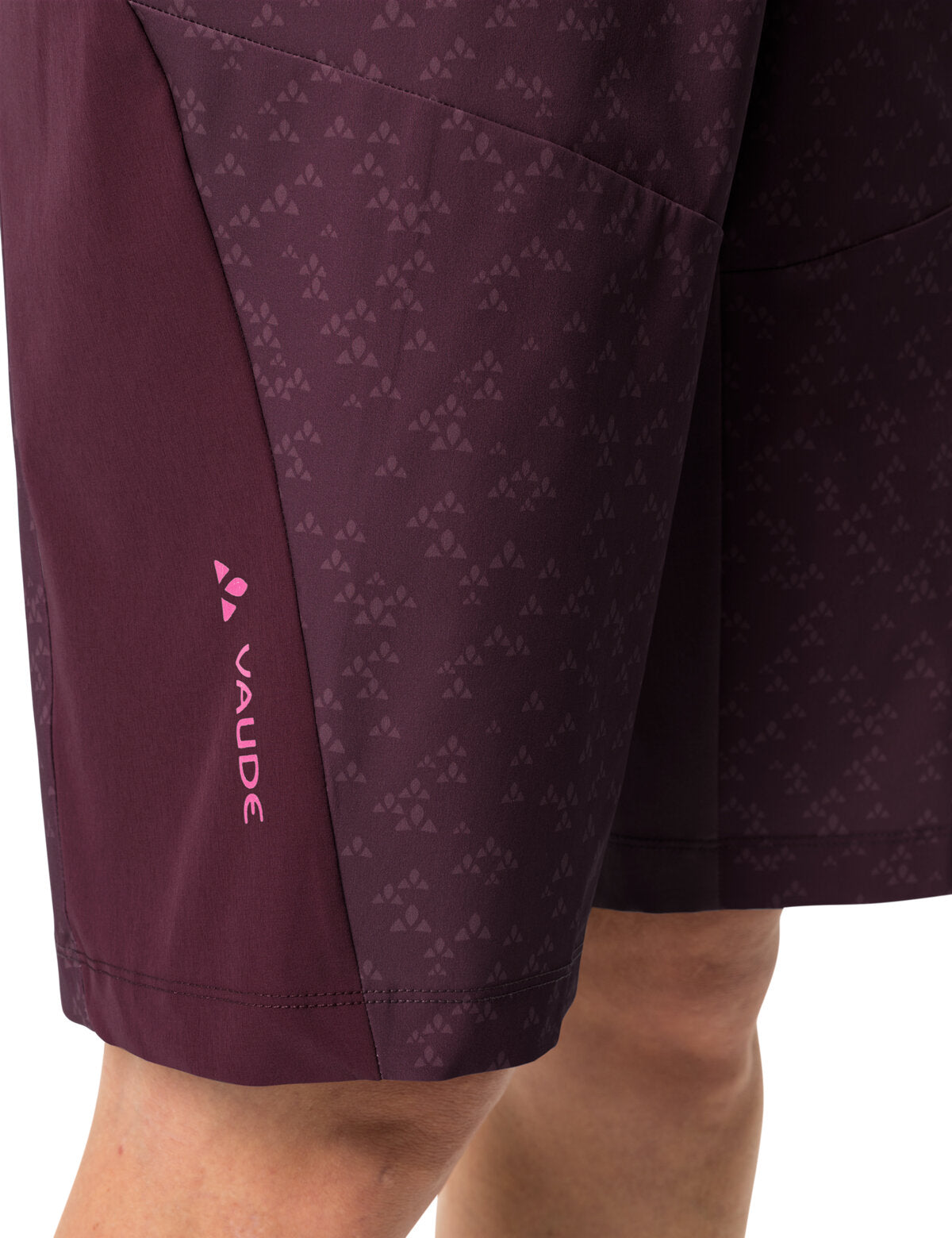 VAUDE Ledro Print Short Femme, violet